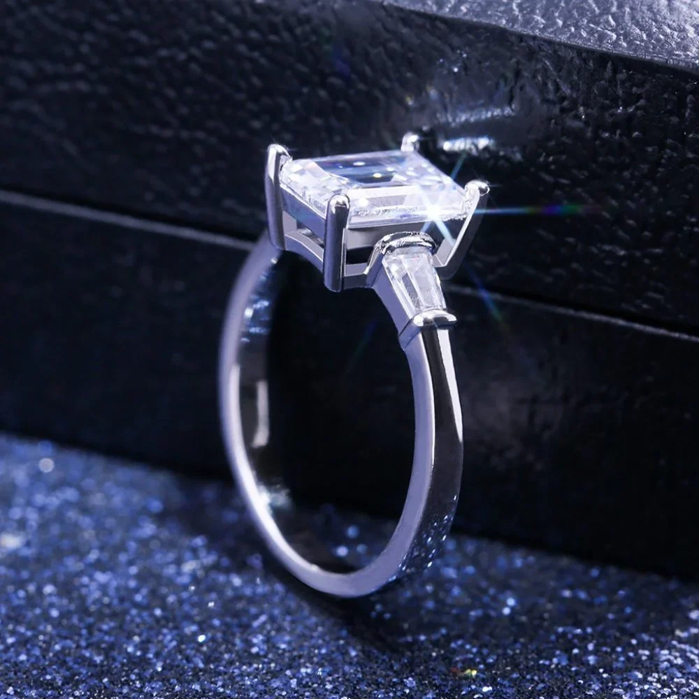🍁 Wedding/Engagement Pure Gemstone Dainty Silver Ring for Women, VIP468
